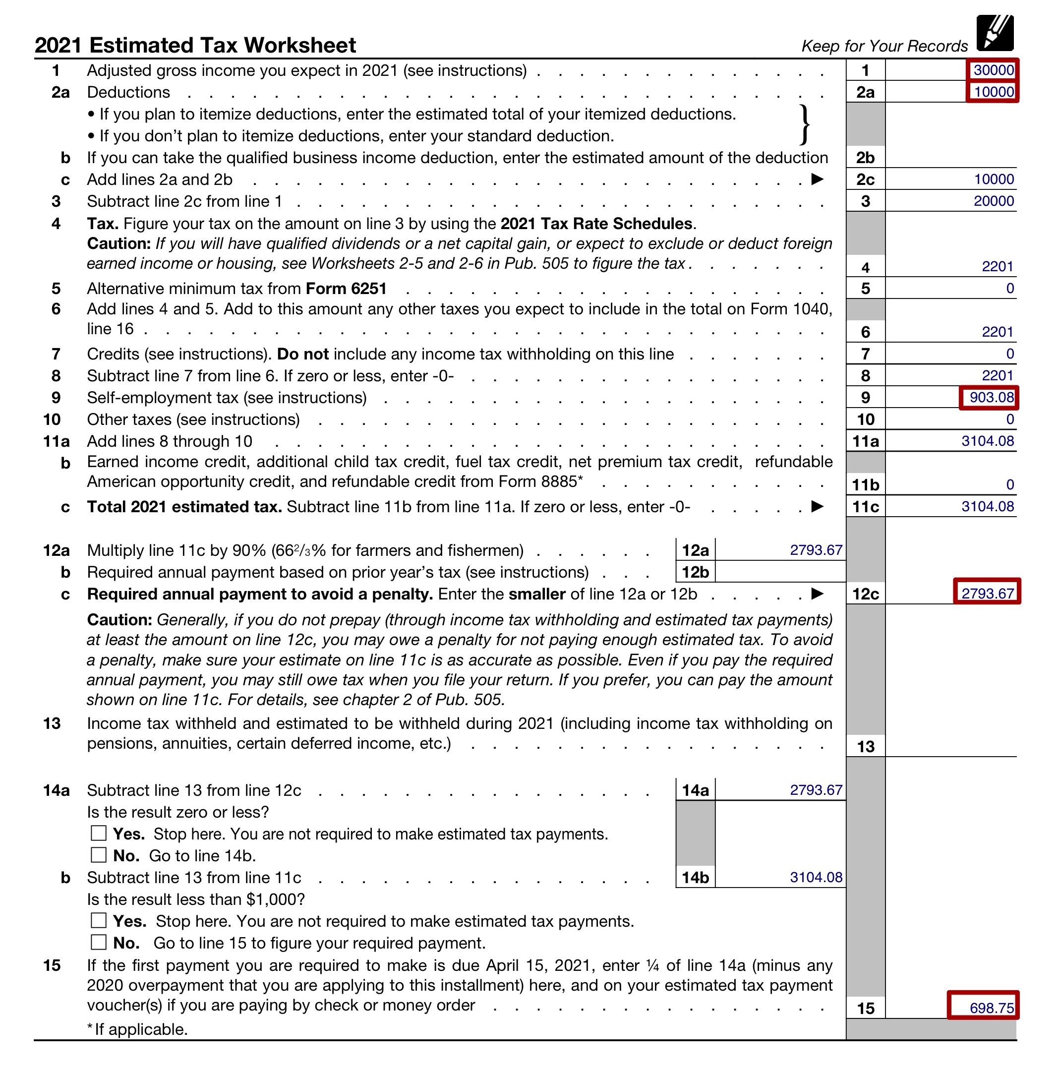 Tax Preparation Worksheet Pdf 2022